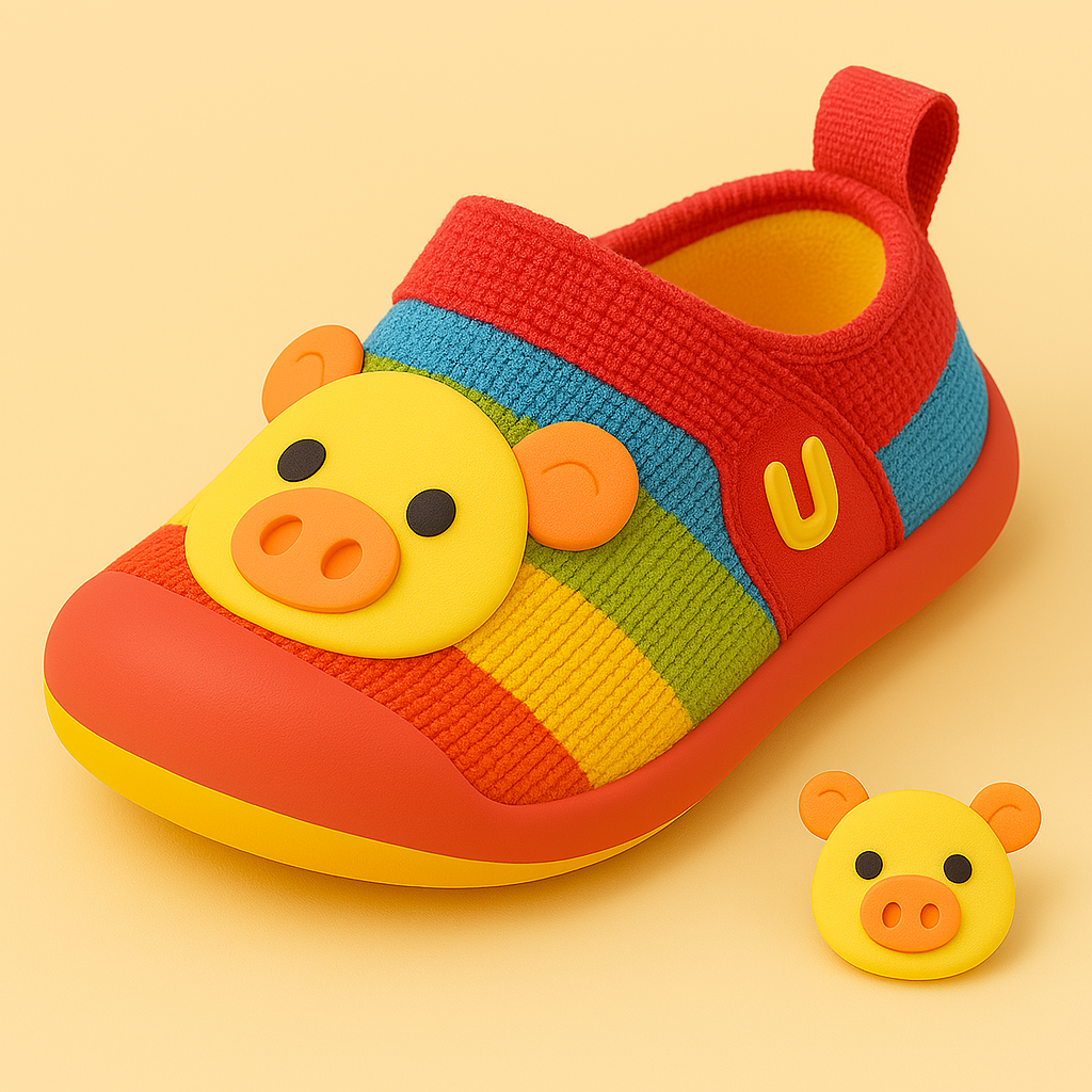 Toddler barefoot Rainbow